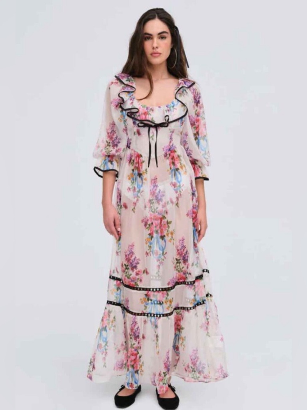 FOR LOVE & LEMONS Severine Maxi Dress